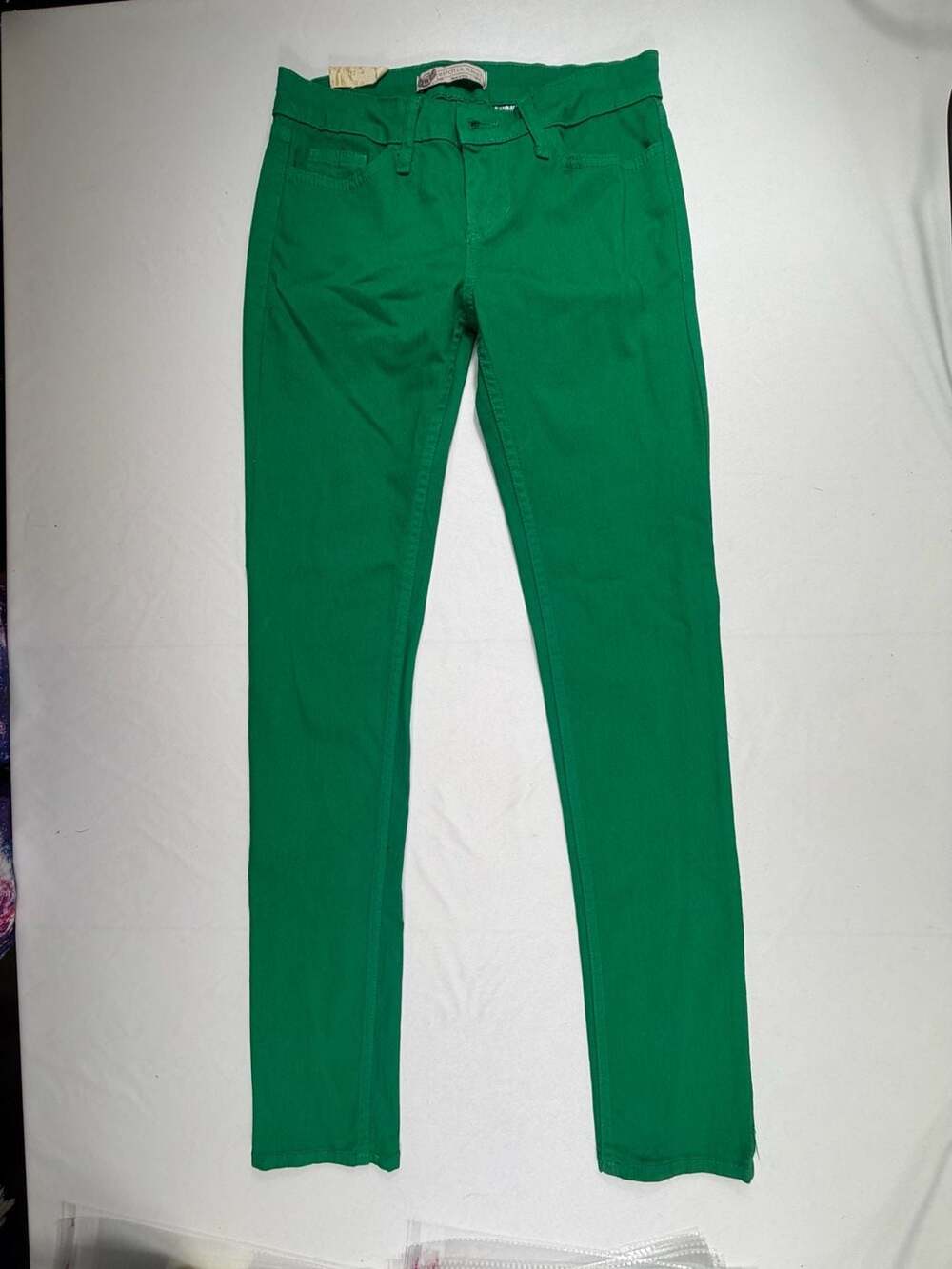 Watch L.A. Jeans Women's Green Stretch Skinny Jeans, Style LPT2680